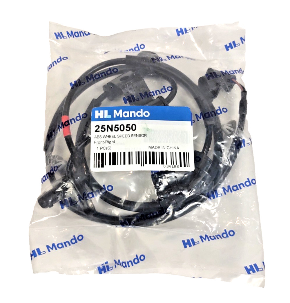 MANDO 25N5050 ABS Wheel Speed Sensor Front Right Hyundai Kia 956712W000